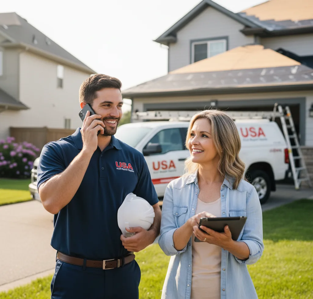 USA Roof Repair Experts customer support in Calexico